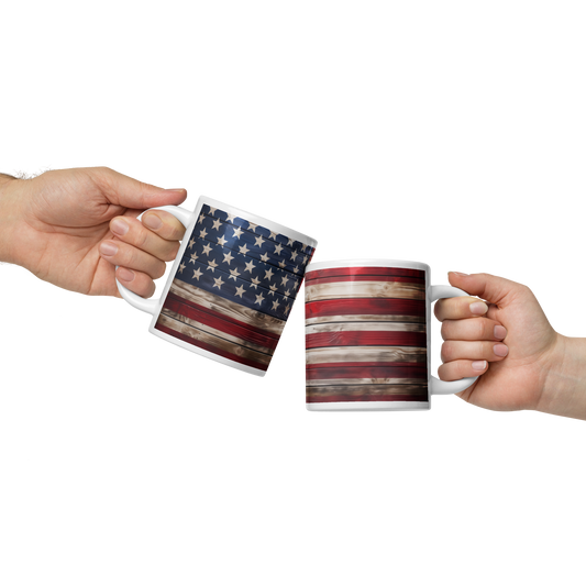 American Flag Mug